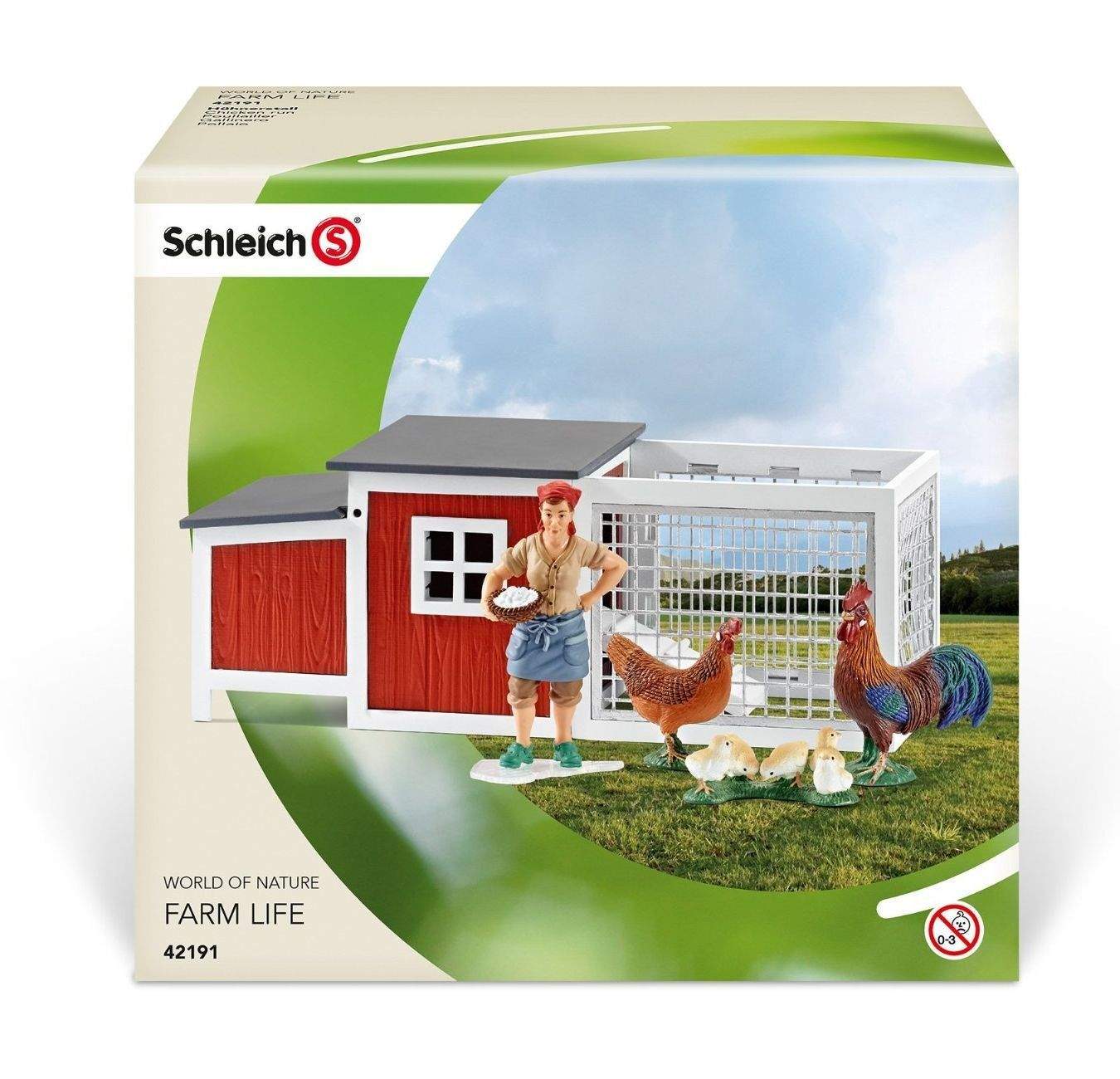 Курятник, schleich 42191 42191 купить по низкой цене в интернет-магазине  МаМаМа.РФ